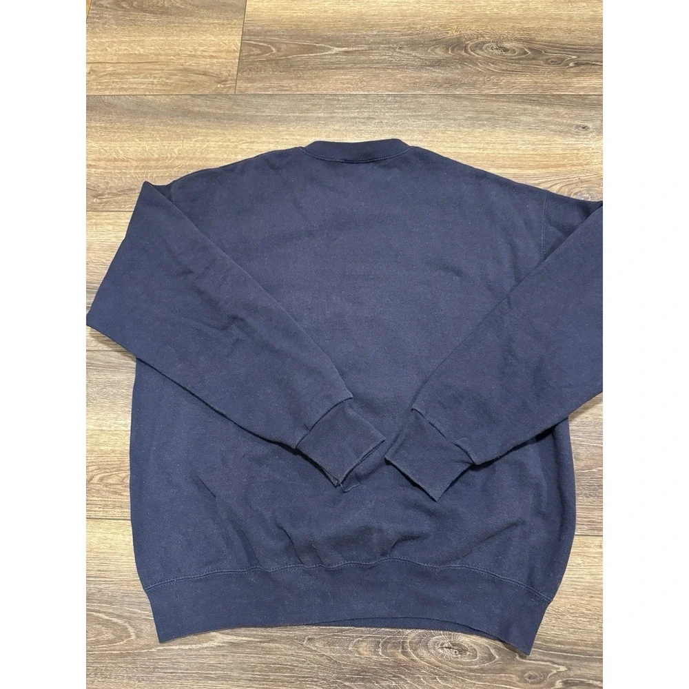 Vintage‎ 90s Men's Large Denver Broncos Nutmeg Sweatshirt Crewneck Blue SB 33